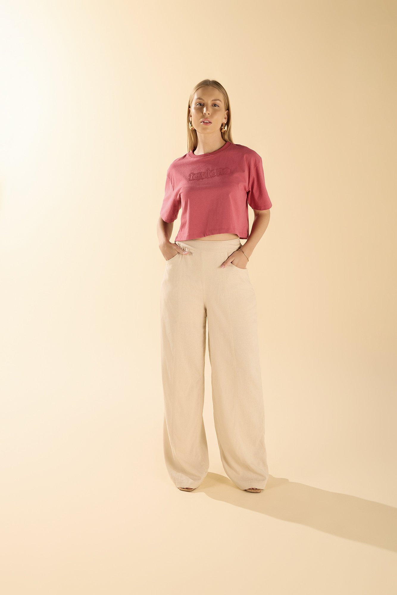 Cropped Soft Touch LAVIENE - ROSA